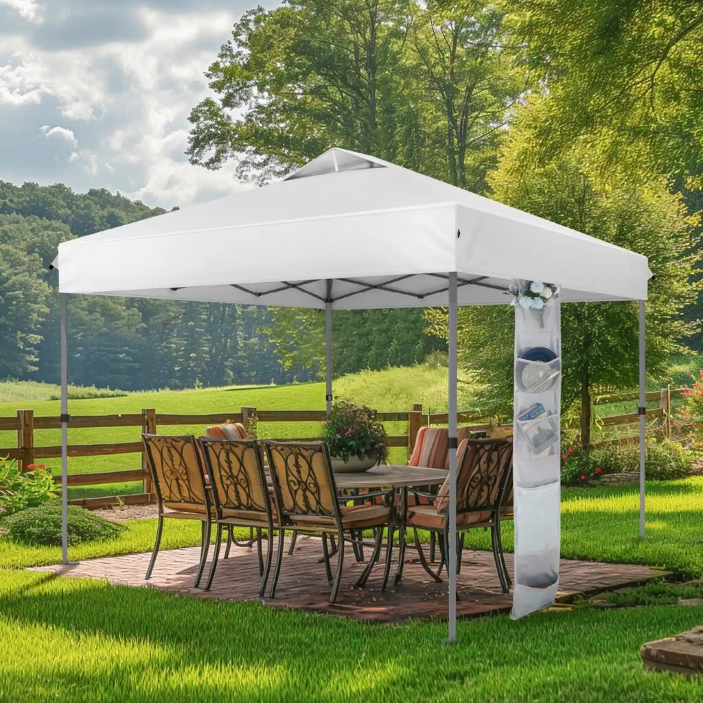 Custom metal canopy installation